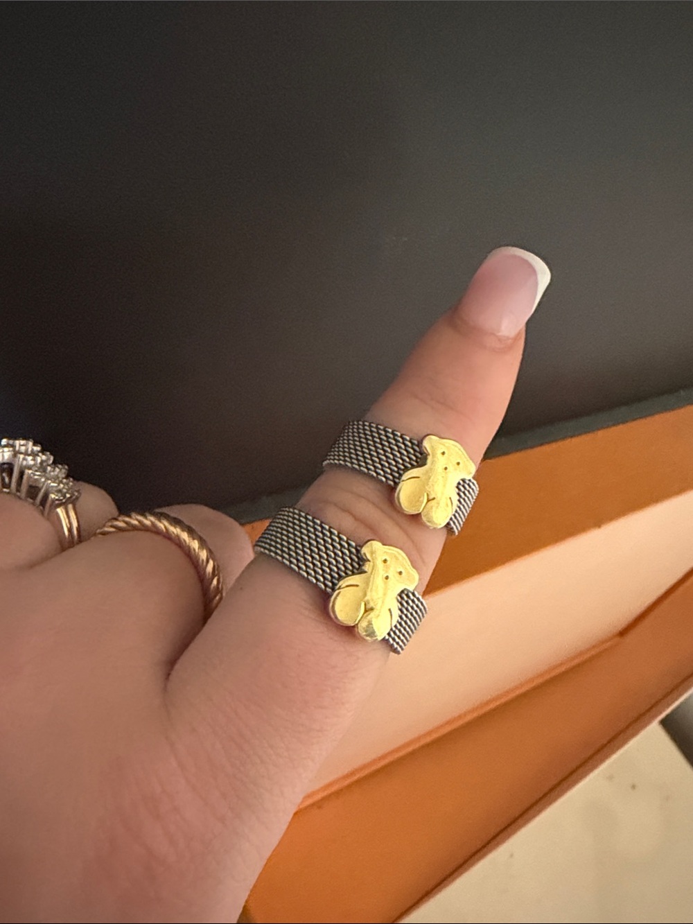 18K Gold Tous Rings